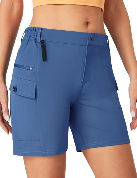 Stretchy Cargo Shorts with UPF 50+ Protection
